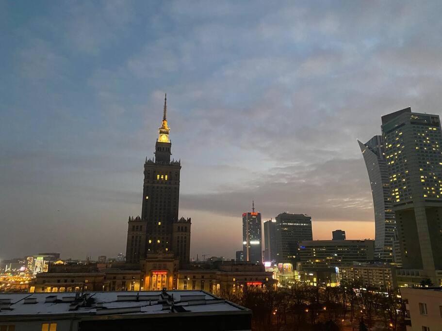 New Apartment With Magnificent View Варшава Экстерьер фото